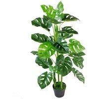 Leaf realistic Artificial Monstera Cheese Plant, 100cm