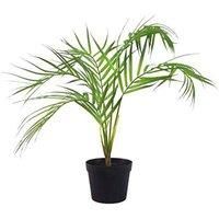 Leaf Design UK Realistic Large Artificial Foliage Plant with Pot Palm, 50cm, AZ-FOLIAGE