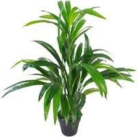 Leaf Design UK Realistic Large Artificial Foliage Plant with Pot, Bamboo, 65cm