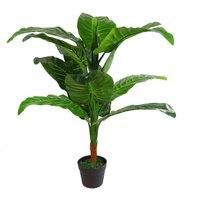 Tropical Artificial Plants 105cm Elephant Ear Large Leaf Faux House Plant