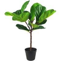 Tropical Artificial Fig Plant 2ft 60cm Mini Fig Realistic Plants