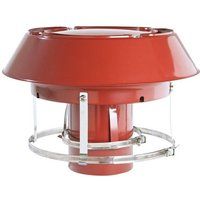 Colt Cowls Colt Top Flex Anti Downdraught Cowl 6" - 150mm in Terracotta Stainless Steel