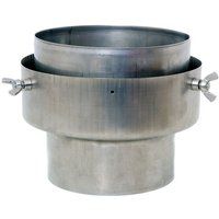 Colt Cowls Stove Pipe To Flex Adapter (MA) 6" - 150mm Stainless Steel