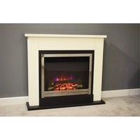 Suncrest Middleton Electric Fireplace Fire Heater Heating Real Effect Remote