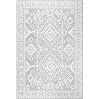 Green Decore Vernal Yonker Machine Washable, Non Shedding, Non Slip Area Rug, Grey 152 cm x 213 cm