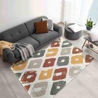 Green Decore Vernal Alba Machine washable, Non Shedding, Non Slip Area Rug for Living Room, Bedroom, Dining Room, Hallway, Kitchen, Pet Friendly, Beige/Brown/yellow, 120 cm X 180 cm