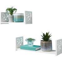 Mounted Floating Wall Shelf - 2 Pack