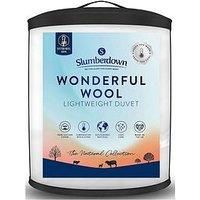 Slumberdown Wonderful Wool Lightweight Duvet - Single