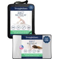 Hungarian Goose Down 4.5 Tog Summer Duvet With 2 Pillows