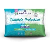 Slumberdown Complete Protection Anti-Viral Medium Support Back Sleeper Pillow