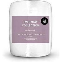 Everyday Collection Soft Touch And Extra Bounce 7.5-Tog Duvet - White