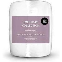 Very Home Soft Touch And Extra Bounce 10.5-Tog Duvet - White