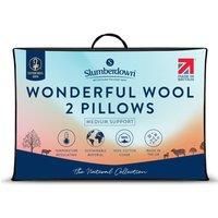 Slumberdown Wonderful Wool Medium Firm Support Pillow