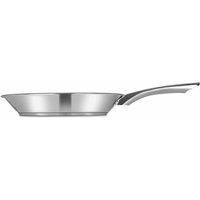Penguin Home Non-Stick Saute Pan with Lid, Stainless Steel Mirror Finish, 24cm, 2.3L, 3260
