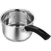 Penguin Home 3264 18cm Saucepan with Lid, Stainless Steel, Phenolic, 2 liters, Mirror Finish