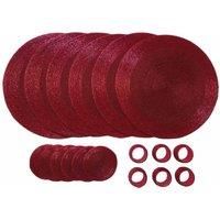 Penguin Home Glass Beaded, Coasters and Napkin Rings Round Placemats