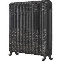 The Daisy 794 Vertical Cast Iron Radiator 12S Silver Highlight 794 x 814