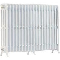 Arroll NE750/4c/19/9016 Aluminium Edwardian 4 Column Radiators, White
