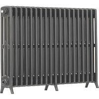 Arroll NE750/4c/19/7016 Aluminium Edwardian 4 Column Radiators, Anthracite