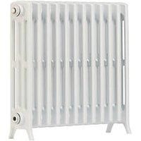 Arroll Edwardian Aluminium Bi-Metal Column Radiator White - 650 x 728mm
