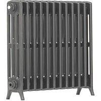 Arroll NE650/4c/12/7016 Aluminium Edwardian 4 Column Radiators, Anthracite