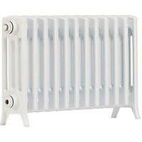 Arroll NE450/4c/12/9016 Aluminium Edwardian 4 Column Radiators, White