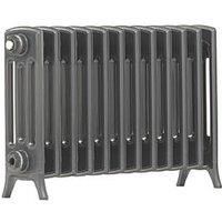 Arroll NE450/4c/12/7016 Aluminium Edwardian 4 Column Radiators, Anthracite