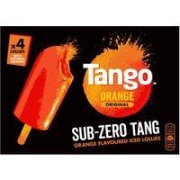 Tango Orange Original Sub-Zero Tang Orange Flavoured Iced Lollies 4 x 70ml (280ml)