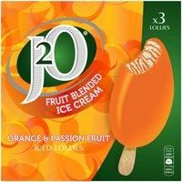 J2O Orange & Passion Fruit Iced Lollies 3 x 90ml (270ml)