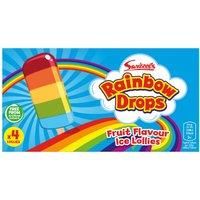 Swizzels Rainbow Drops Fruit Flavour Ice Lollies 4 x 73g (292g)