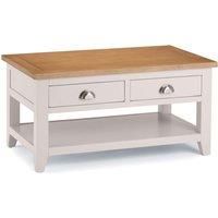 Julian Bowen Richmond Grey Painted Living & Dining Room Furniture with Oak Tops