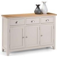 Julian Bowen Richmond Sideboard, Grey/Oak