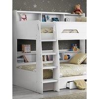 Julian Bowen Orion Bunk Bed, White, Single