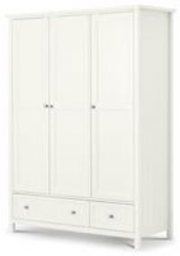 Julian Bowen Maine 3 Door Combination Wardrobe