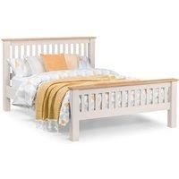Julian Bowen Richmond Bed, Grey/Oak, Double