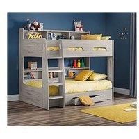 Julian Bowen Orion Bunk Bed Range - Pure White / Grey Oak