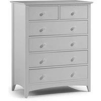 Julian Bowen Cameo 4+2 Drawer Chest of Drawers in Dove Grey
