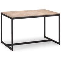 Julian Bowen Tribeca Dining Table, Sonoma Oak/Black