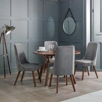 Julian Bowen Huxley Round Table Walnut