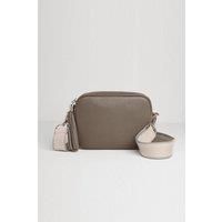 'Verona' Crossbody Tassel Bag With Pastel Strap