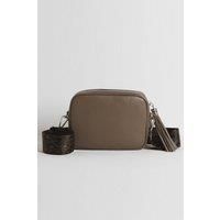'Verona' Crossbody Tassel Bag With Leopard Strap