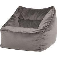 Velvet Armchair Bean Bag Chair Luxury Large Adult Beanbag Living Room Seat Icon