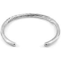 Haden Half Rope Wayfarer Silver Bangle