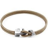 Brixham Silver and Rope Bracelet