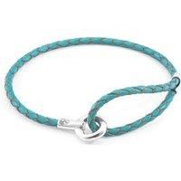 Blake Silver and Braided Leather Bracelet