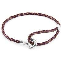 Blake Silver and Braided Leather Bracelet