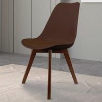 Fusion Living Soho Plastic Cushioned Dining/Vanity Chair | Various Colours