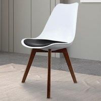 Fusion Living Soho Plastic Cushioned Dining/Vanity Chair | Various Colours