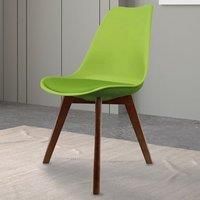 Fusion Living Soho Plastic Cushioned Dining/Vanity Chair | Various Colours