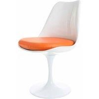 White Chelsea Swivel Side Chair for Dining Room/Office | Various Colour Cushions